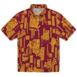 Arizona State Sun Devils Hawaiian Shirt - Turtle Lines | Moonbestprint