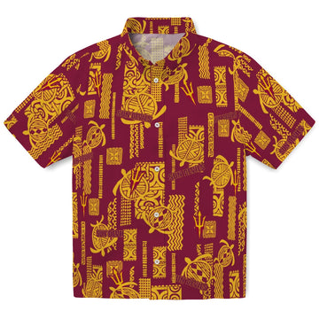 Arizona State Sun Devils Hawaiian Shirt - Turtle Lines | Moonbestprint