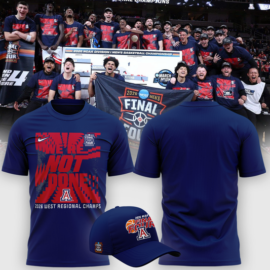 Arizona Wildcats 2026 NCAA Men's Basketball Tournament March Madness Final Four T-Shirt | BA97 Moonbestprint