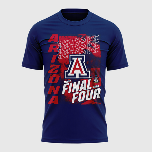 Arizona Wildcats 2026 NCAA Men's Basketball Tournament March Madness Final Four T-Shirt | QN98 Moonbestprint