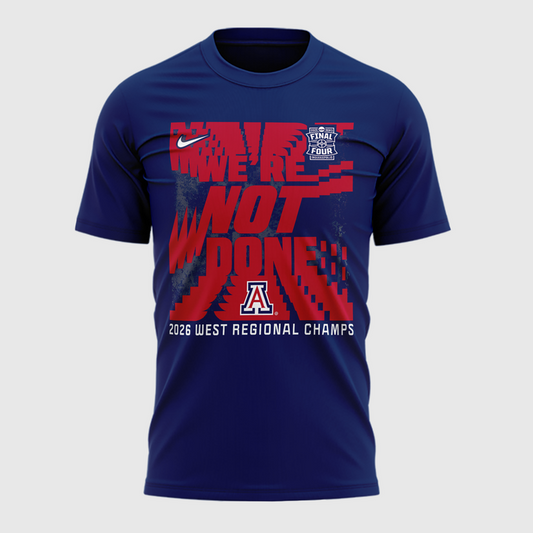 Arizona Wildcats 2026 NCAA Men's Basketball Tournament March Madness Final Four T-Shirt | ZF52 Moonbestprint