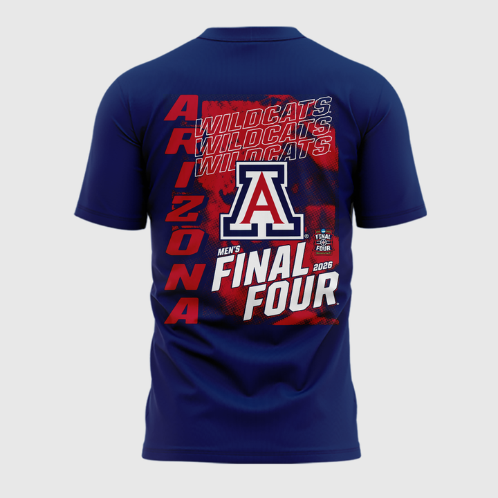 Arizona Wildcats 2026 NCAA Men's Basketball Tournament March Madness Final Four T-Shirt | ZF52 Moonbestprint
