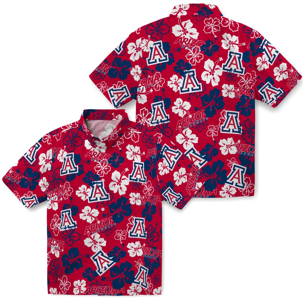 Arizona Wildcats Hibiscus Bloom Hawaiian Shirt – Moonbestprint