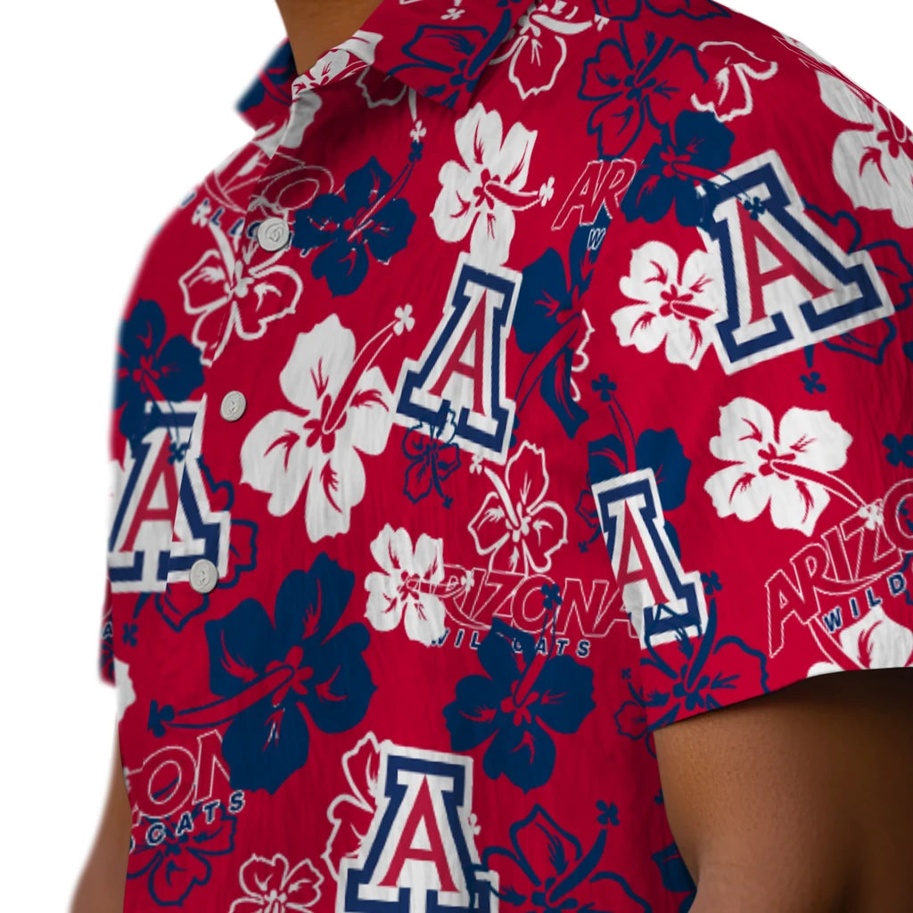 Arizona Wildcats Hibiscus Bloom Hawaiian Shirt – Moonbestprint