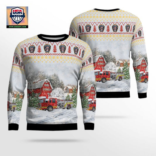 Arkansas Beaver Lake Fire Department Christmas Sweater 3D ? Usalast