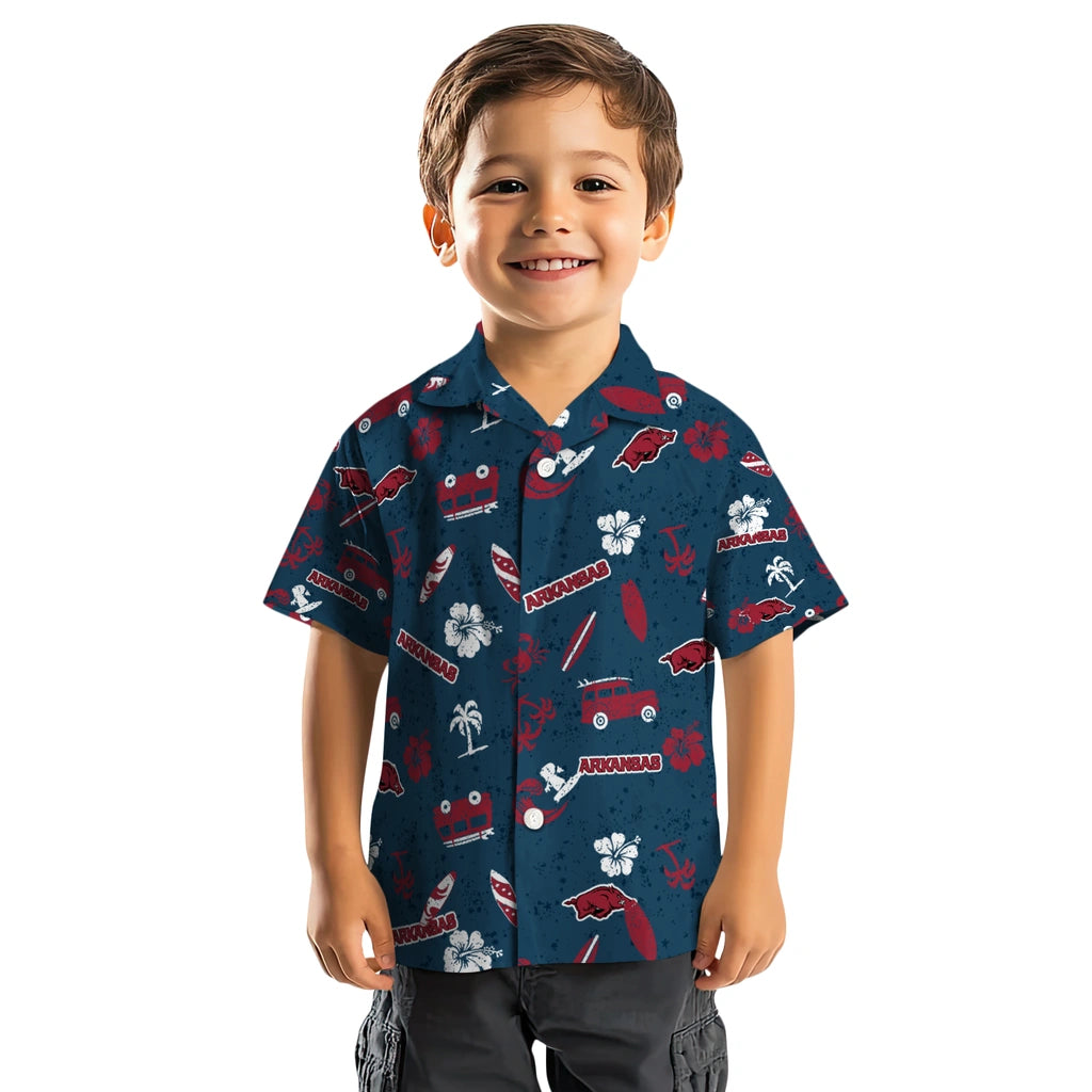 Arkansas Razorbacks Hawaiian Shirt - Beach Vibe | Moonbestprint