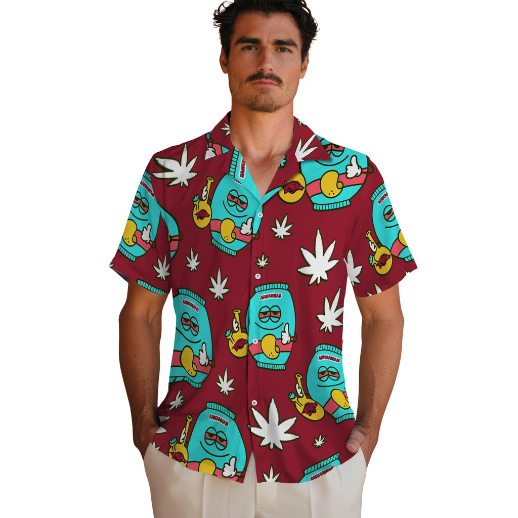 Arkansas Razorbacks Hawaiian Shirt - Chill Vibe | Moonbestprint