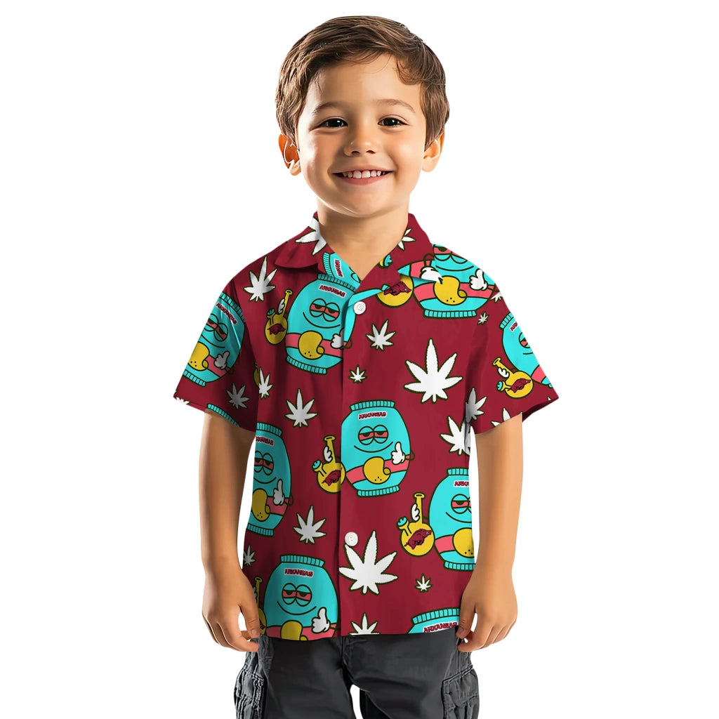 Arkansas Razorbacks Hawaiian Shirt - Chill Vibe | Moonbestprint