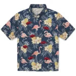 Arkansas Razorbacks Hawaiian Shirt - Flamingo Hibiscus | Moonbestprint
