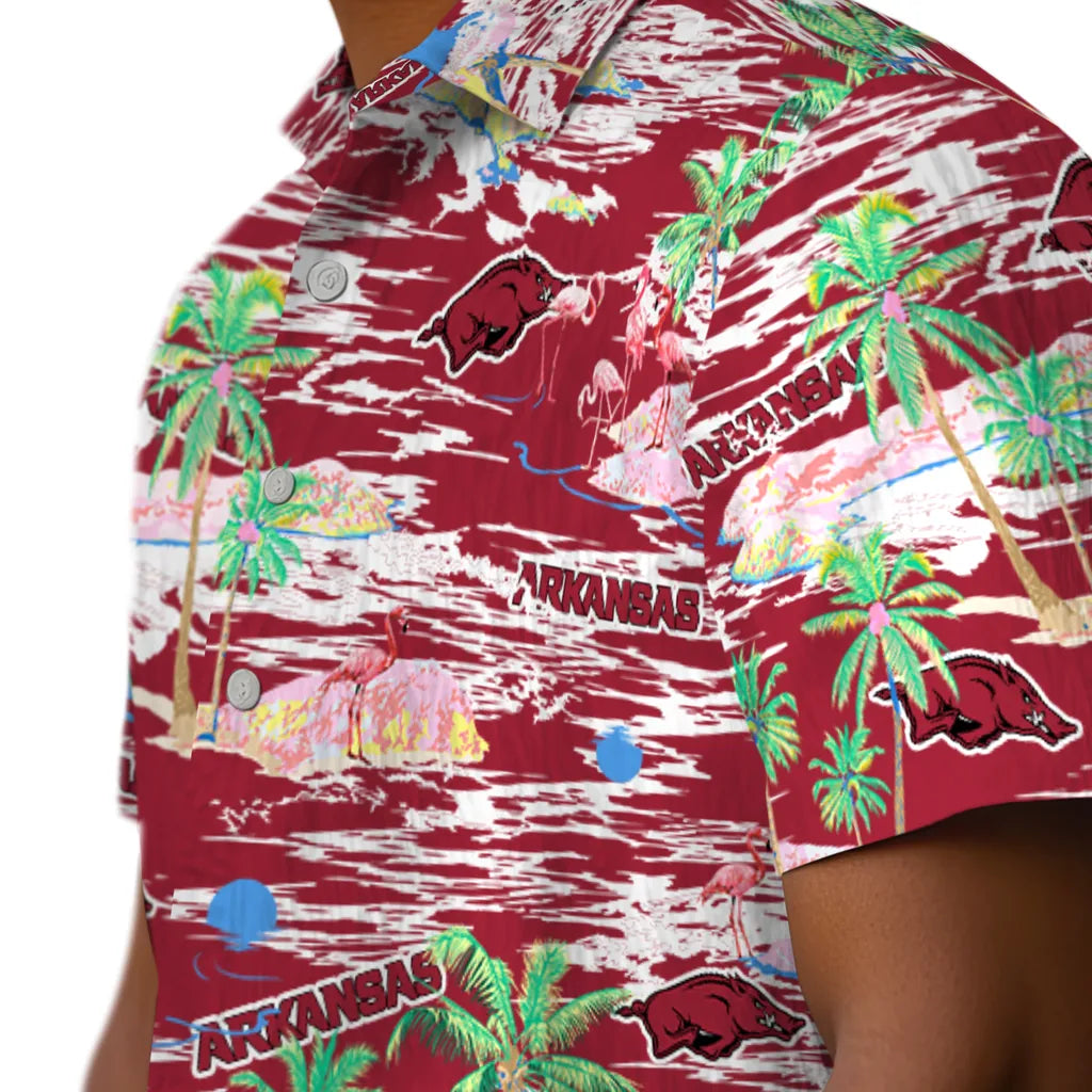 Arkansas Razorbacks Hawaiian Shirt - Hawaii Island | Moonbestprint