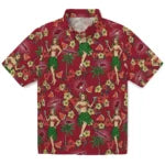 Arkansas Razorbacks Hawaiian Shirt - Hawaiian Girls Design | Moonbestprint