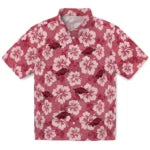 Arkansas Razorbacks Hawaiian Shirt - Hibiscus Cluster | Moonbestprint