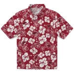 Arkansas Razorbacks Hawaiian Shirt - Hibiscus Flower Design | Moonbestprint