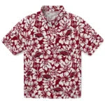 Arkansas Razorbacks Hawaiian Shirt - Hibiscus Motif | Moonbestprint