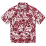 Arkansas Razorbacks Hawaiian Shirt - Monstera Layer | Moonbestprint