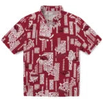 Arkansas Razorbacks Hawaiian Shirt - Turtle Lines | Moonbestprint