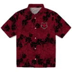 Arkansas State Red Wolves Hawaiian Shirt - 50th State Flower | Moonbestprint