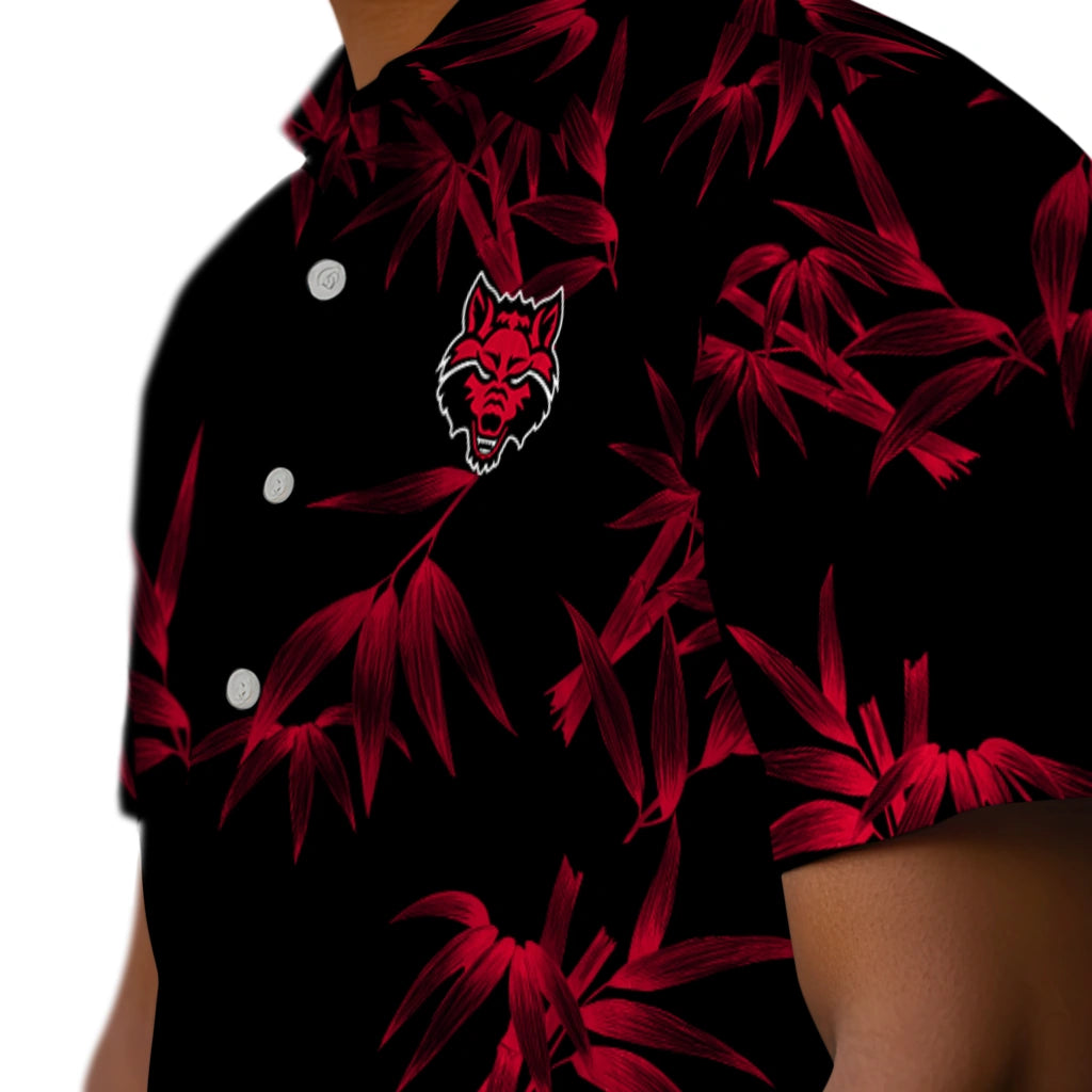 Arkansas State Red Wolves Hawaiian Shirt - Bamboo Branches | Moonbestprint