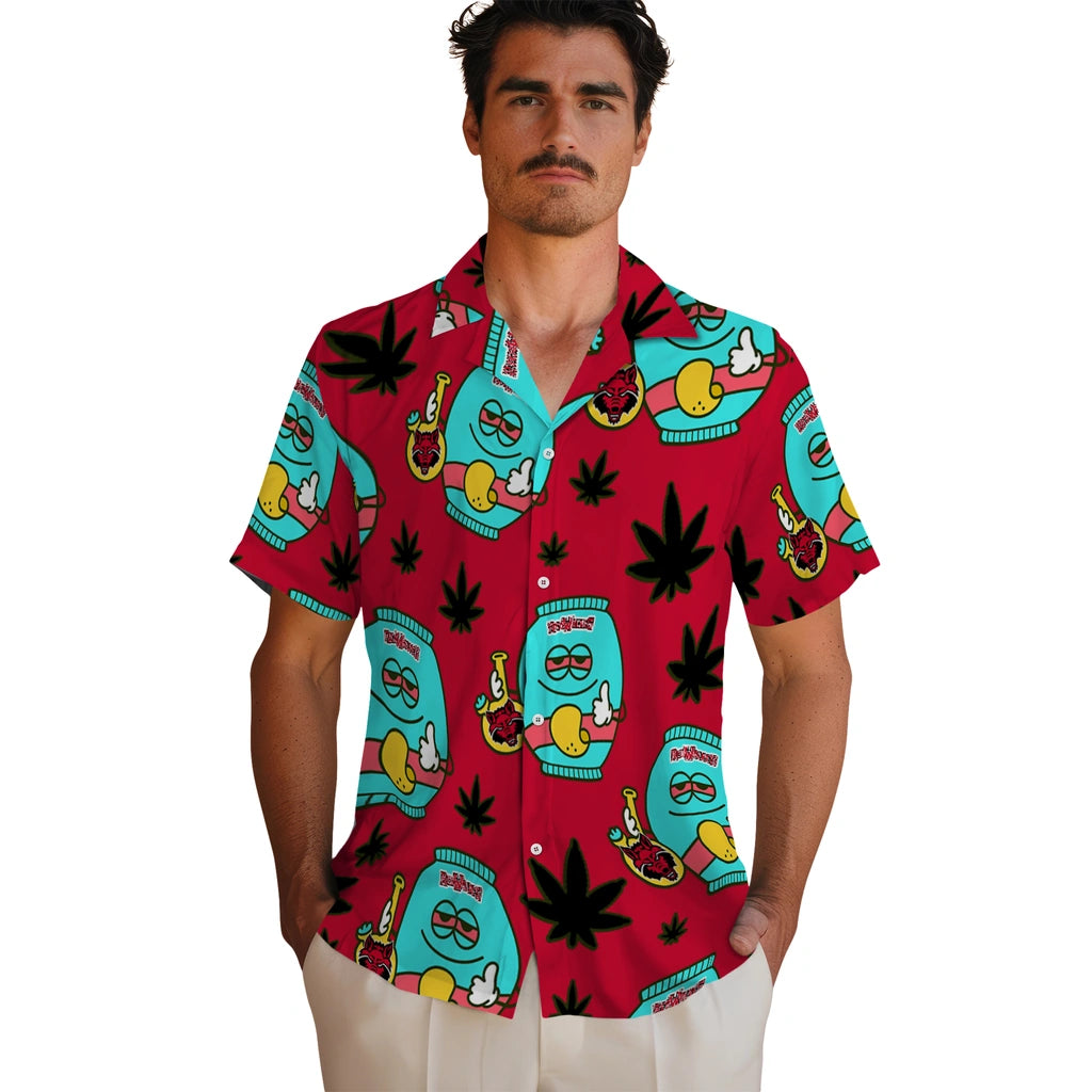 Arkansas State Red Wolves Hawaiian Shirt - Chill Vibe | Moonbestprint