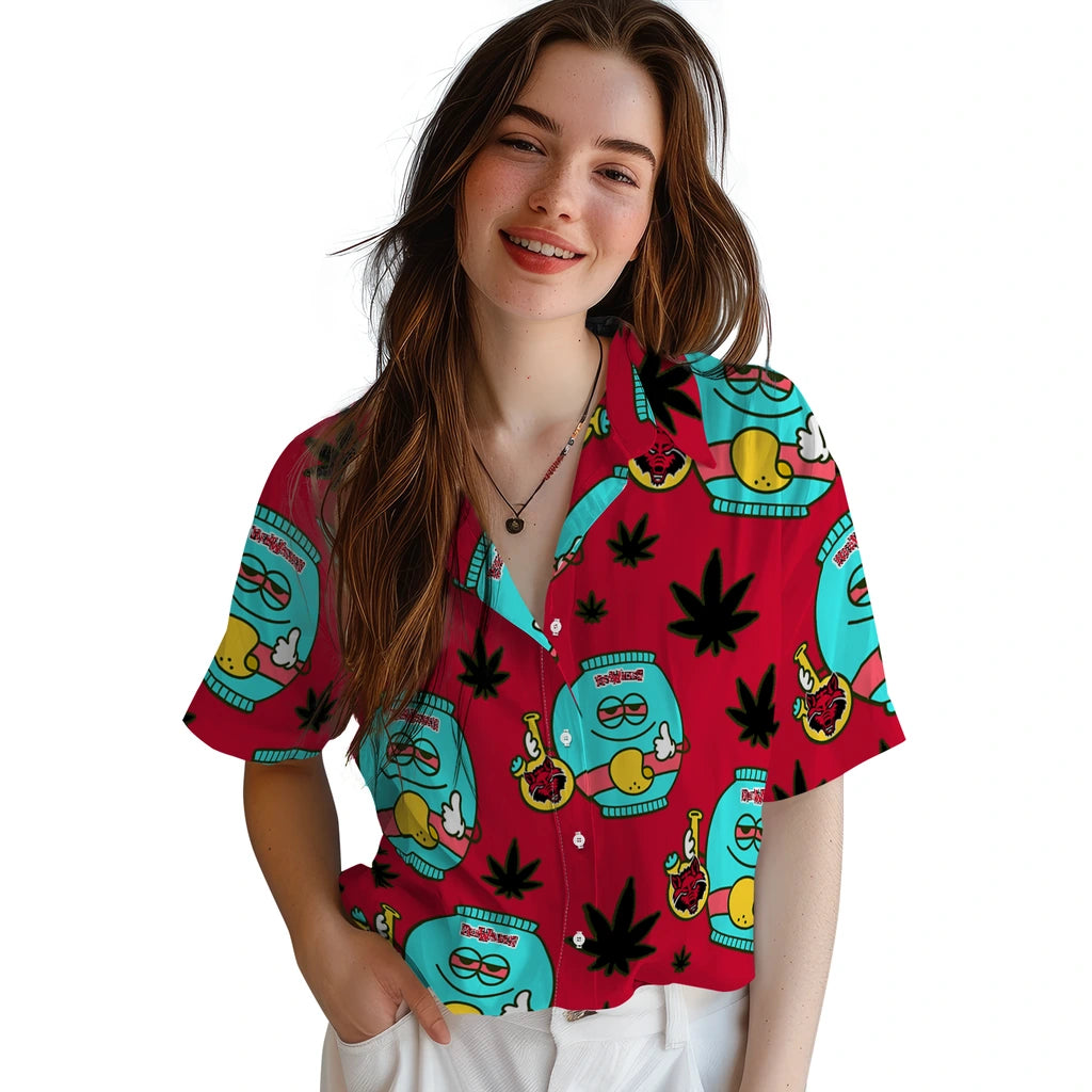 Arkansas State Red Wolves Hawaiian Shirt - Chill Vibe | Moonbestprint