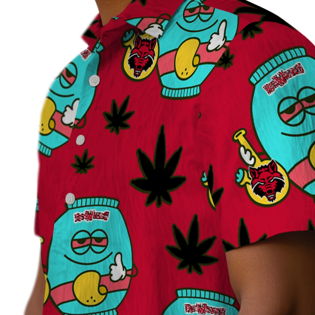Arkansas State Red Wolves Hawaiian Shirt - Chill Vibe | Moonbestprint