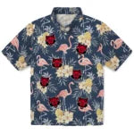 Arkansas State Red Wolves Hawaiian Shirt - Flamingo Hibiscus | Moonbestprint