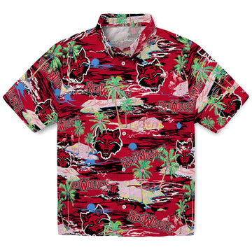 Arkansas State Red Wolves Flamingo Retreat 2026 Hawaiian Shirt – Moonbestprint