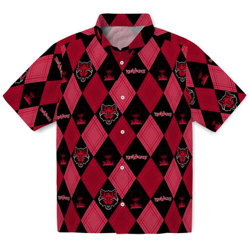 Arkansas State Red Wolves Hawaiian Shirt - Golfing Plaid | Moonbestprint