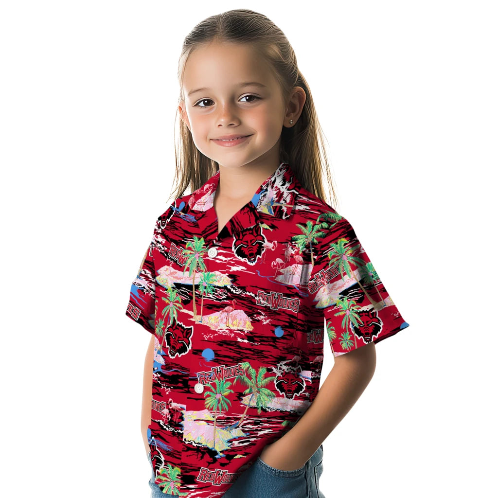 Arkansas State Red Wolves Hawaiian Shirt - Hawaii Island | Moonbestprint