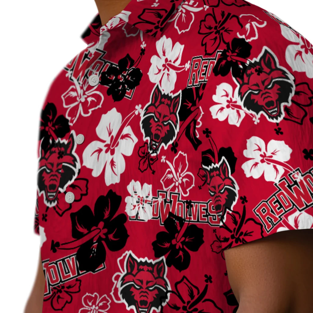 Arkansas State Red Wolves Hibiscus Bloom Hawaiian Shirt – Moonbestprint