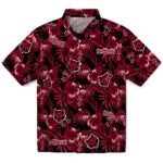 Arkansas State Red Wolves Hawaiian Shirt - Hibiscus Exotic | Moonbestprint