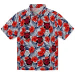 Arkansas State Red Wolves Hawaiian Shirt - Hibiscus Fiesta | Moonbestprint