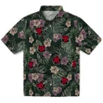 Arkansas State Red Wolves Hawaiian Shirt - Hibiscus Leaves Pattern | Moonbestprint