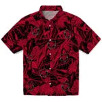 Arkansas State Red Wolves Hawaiian Shirt - Monstera Layer | Moonbestprint