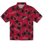 Arkansas State Red Wolves Hawaiian Shirt - Palm Tree Motif | Moonbestprint