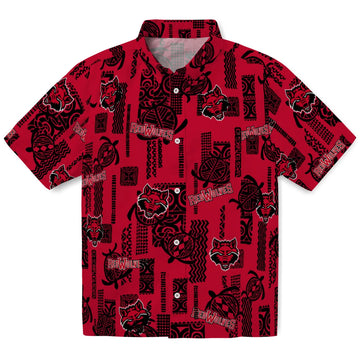 Arkansas State Red Wolves Hawaiian Shirt - Turtle Lines | Moonbestprint