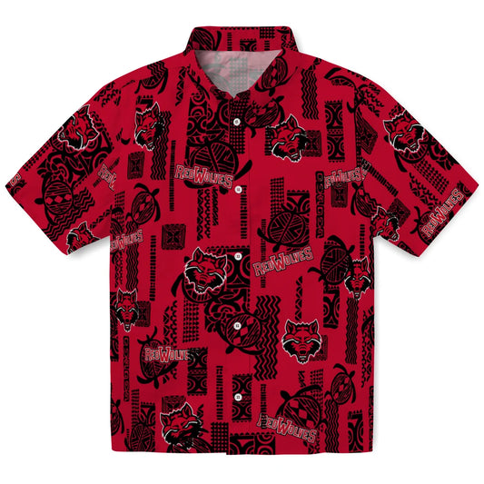 Arkansas State Red Wolves Hawaiian Shirt - Turtle Lines | Moonbestprint