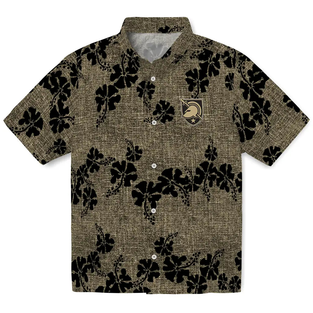 Army Black Knights Hawaiian Shirt - 50th State Flower | Moonbestprint