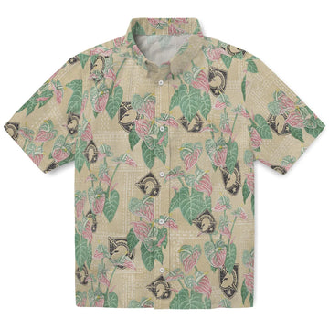 Army Black Knights Hawaiian Shirt - Anthurium Overlay | Moonbestprint