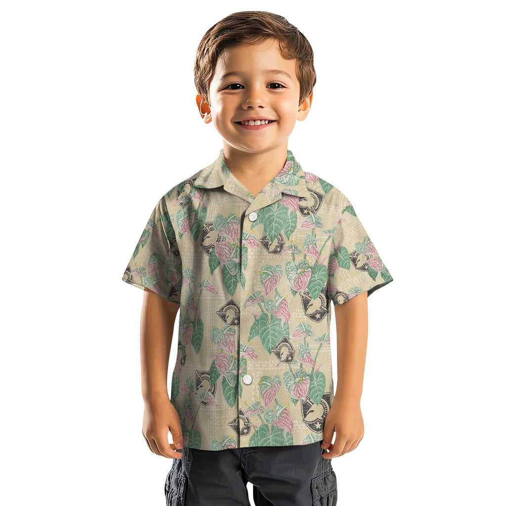 Army Black Knights Hawaiian Shirt - Anthurium Overlay | Moonbestprint