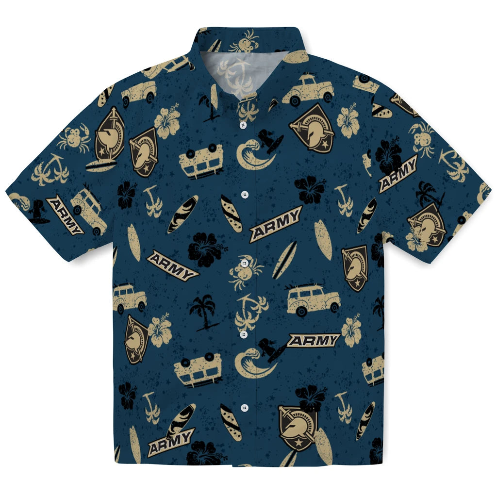 Army Black Knights Hawaiian Shirt - Beach Vibe | Moonbestprint