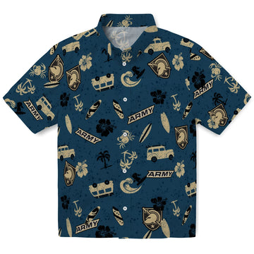 Army Black Knights Hawaiian Shirt - Beach Vibe | Moonbestprint