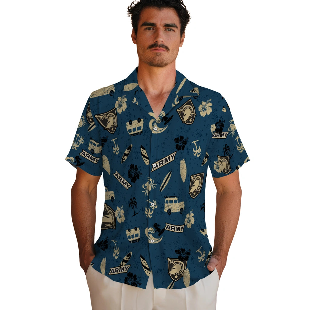 Army Black Knights Hawaiian Shirt - Beach Vibe | Moonbestprint