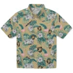 Army Black Knights Hawaiian Shirt - Flamingo and Hibiscus | Moonbestprint