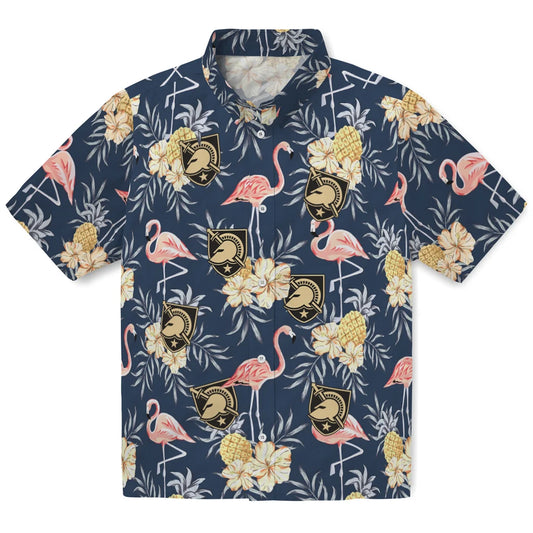 Army Black Knights Hawaiian Shirt - Flamingo Hibiscus | Moonbestprint