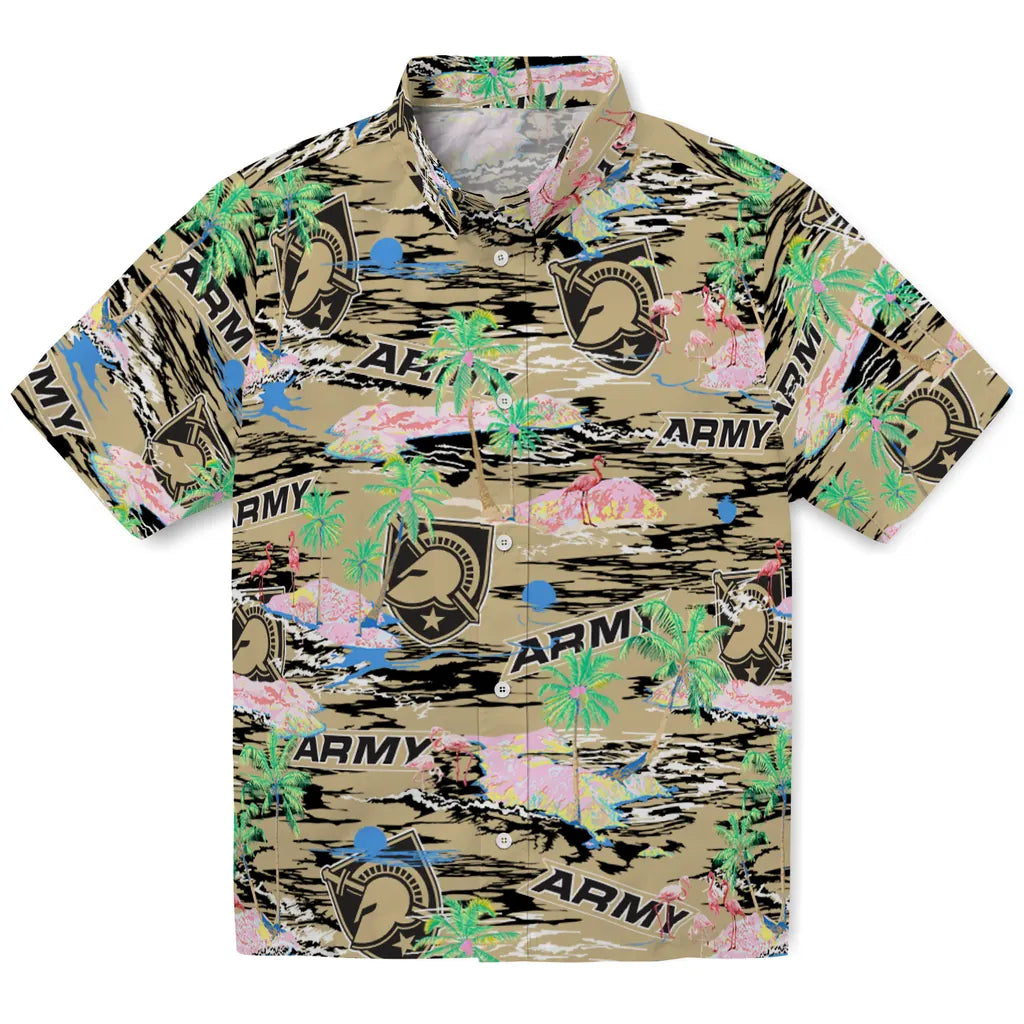 Army Black Knights Flamingo Retreat 2026 Hawaiian Shirt – Moonbestprint