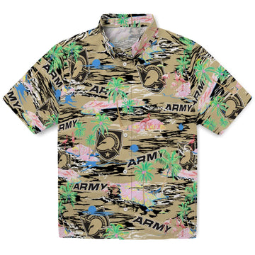 Army Black Knights Flamingo Retreat 2026 Hawaiian Shirt – Moonbestprint