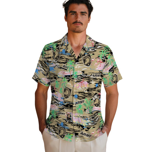 Army Black Knights Hawaiian Shirt - Hawaii Island | Moonbestprint