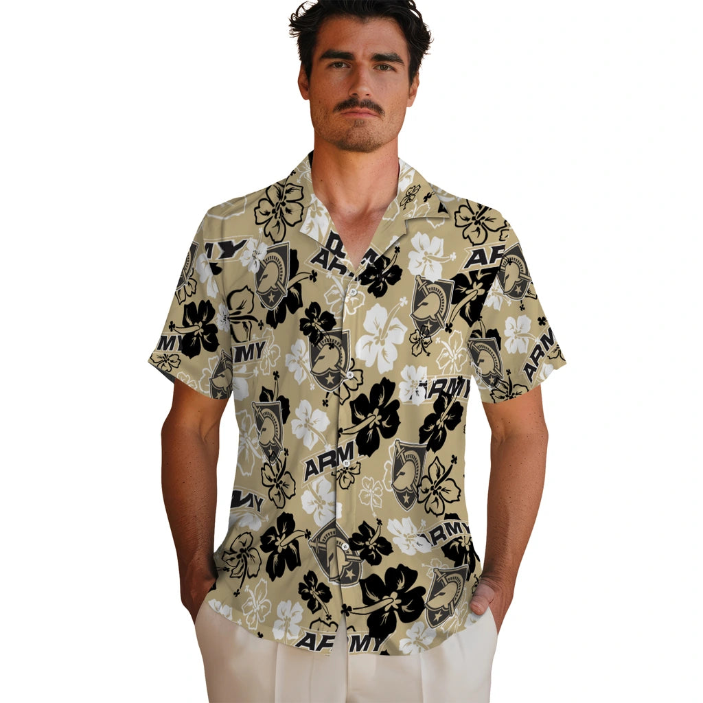 Army Black Knights Hibiscus Bloom Hawaiian Shirt – Moonbestprint