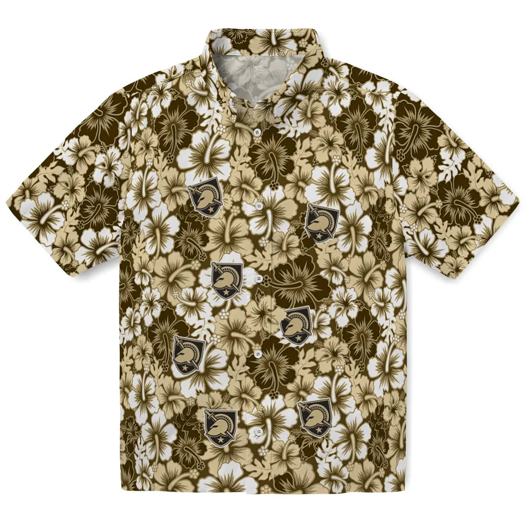 Army Black Knights Hawaiian Shirt - Hibiscus Blooms | Moonbestprint